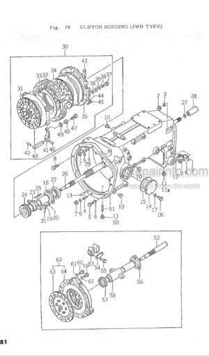 Photo 5 - Iseki TSM60 Parts Catalog Mower Deck 8654-097-110-00