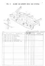 Photo 4 - Iseki TSM60 Parts Catalog Mower Deck 8654-097-110-00