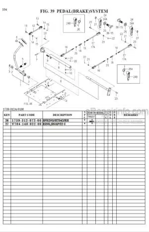 Photo 2 - Iseki TXG237 Parts Catalog Tractor 1739-097-200-1E