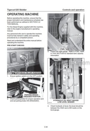 Photo 6 - Tigercat 615C Operators Manual Skidder 39921AENG