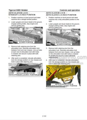 Photo 3 - Tigercat 635D Operators Manual Skidder 33283A