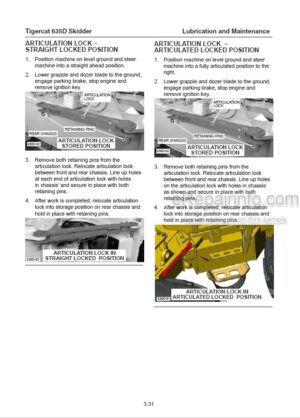 Photo 1 - Tigercat 635D Service Manual Skidder 33284A
