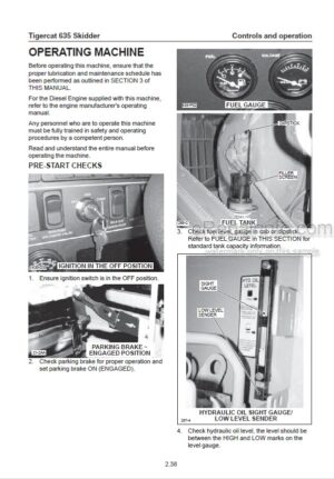 Photo 6 - Tigercat 632E 635G Operators Manual Skidder 47996AENG