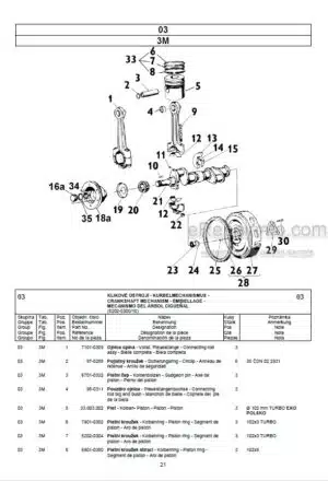 Photo 1 - Zetor 5243 Turbo Spare Parts Catalog Tractor 22.22.12.374