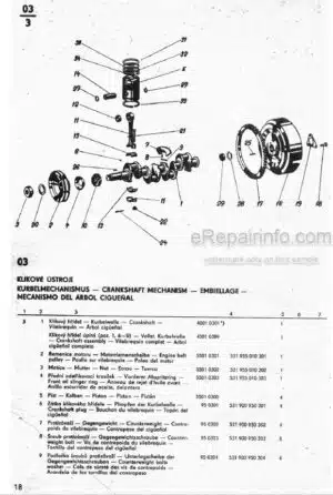 Photo 6 - Zetor 5243 Turbo Spare Parts Catalog Tractor 22.22.12.374