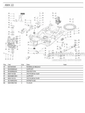 Photo 7 - Ammann AMX18 Parts Catalog Mini Excavator GER
