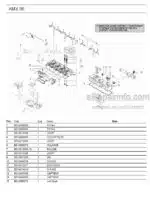 Photo 4 - Ammann AMX90 Parts Catalog Midi Excavator GER