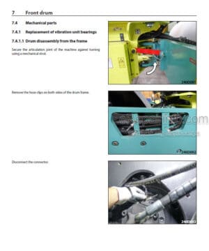 Photo 5 - Ammann ARS130 Workshop Manual Single Drum Roller PIN3036002 PIN3035075