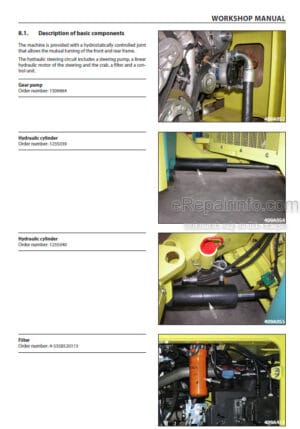 Photo 4 - Ammann ARX90 Workshop Manual Articulated Tandem Roller From SN4172017