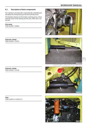 Photo 5 - Ammann ARX90 Workshop Manual Articulated Tandem Roller From SN4172017