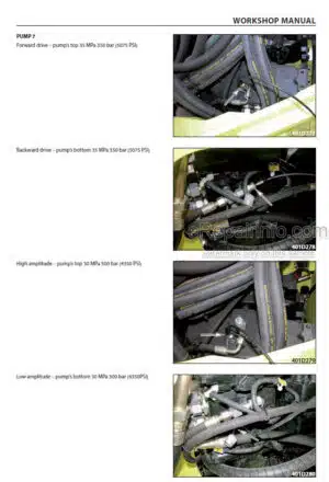 Photo 1 - Ammann AV110X Workshop Manual Articulated Tandem Roller PIN3009927
