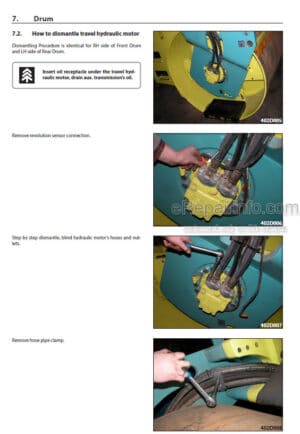 Photo 1 - Ammann AV130X Workshop Manual Articulated Tandem Roller From SN4022136