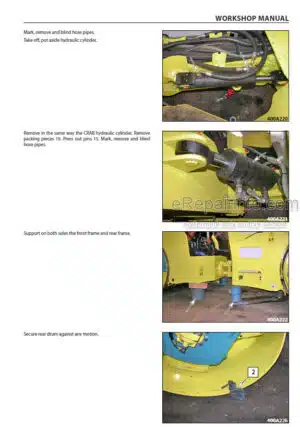Photo 1 - Ammann AV70X Workshop Manual Articulated Tandem Roller From SN4062081