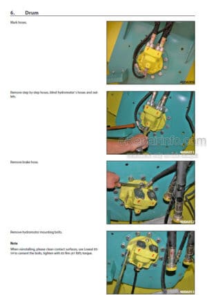 Photo 9 - Ammann AV70X Workshop Manual Articulated Tandem Roller From SN4062133