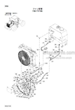Photo 6 - Hitachi ZW220 Parts Catalog And Equipment Component Parts Wheel Loader P4GB-1-1 P4GB-E1-1
