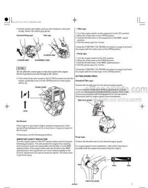 Photo 3 - Honda GX25 GX35 Owners Manual Engine ENG ESP FRA GER