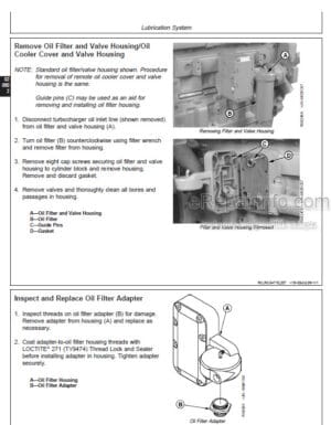 Photo 3 - John Deere PowerTech 10.5L 12.5L Diesel Engines Repair Manual Base Engine CTM100