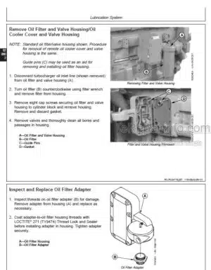 Photo 1 - John Deere PowerTech 10.5L 12.5L Diesel Engines Repair Manual Base Engine CTM100