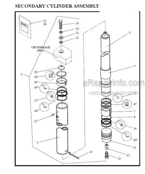 Photo 10 - Manitou 1100 Series Parts Manual 3-Stage Mast R48