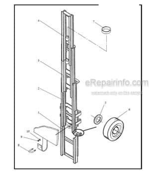 Photo 1 - Manitou 1400M Series Parts Manual 4-Stage Mast R377