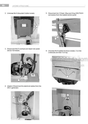 Photo 7 - Manitou 150TP Repair Manual Work Platform 547385