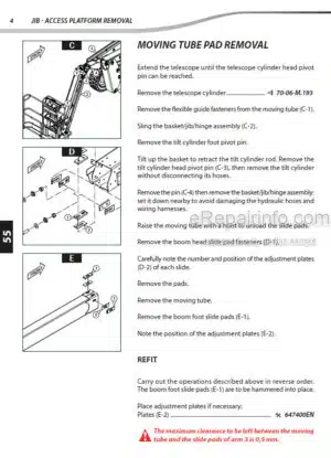 Photo 7 - Manitou 160ATJ 180ATJ Repair Manual Work Platform 092005