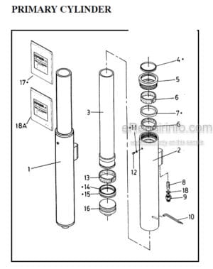 Photo 6 - Manitou 1400M Series Parts Manual 4-Stage Mast R377