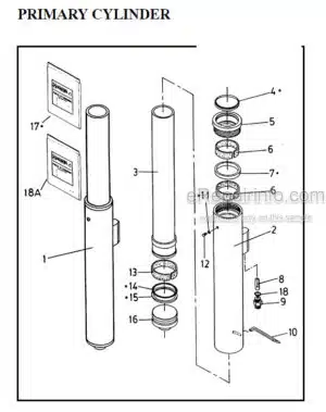 Photo 1 - Manitou 1700 Series Parts Manual 3-Stage Mast R109