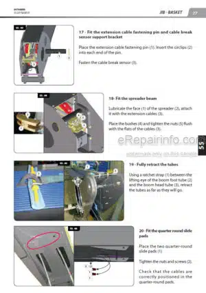 Photo 6 - Manitou 260TJ 280TJ Repair Manual Work Platform 8647386EN