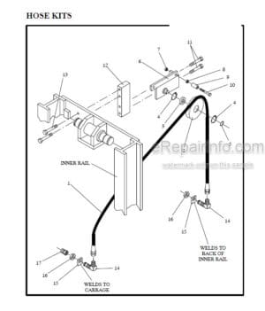 Photo 5 - Manitou 4300 Series Parts Manual 3-Stage Mast R274