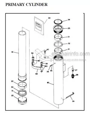 Photo 12 - Manitou 4400 Series Parts Manual 3-Stage Mast R276