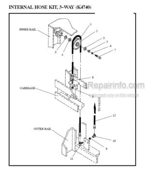 Photo 7 - Manitou 4700 Series Parts Manual 2-Stage Mast R77