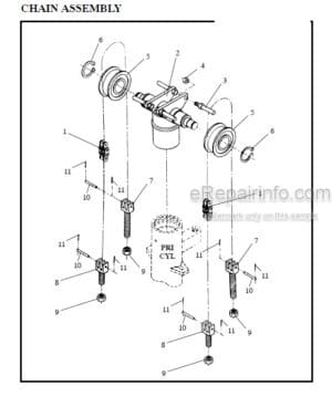 Photo 10 - Manitou 4900 Series Parts Manual 2-Stage Mast R42