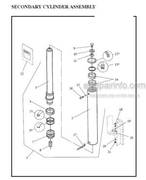 Photo 6 - Manitou 5500 Series Parts Manual 4-Stage Mast R373