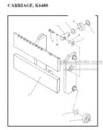Photo 2 - Manitou 6400 Series Parts Manual Single Rail Mast R392