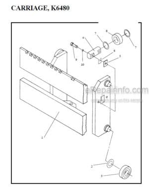 Photo 5 - Manitou 6900 Series Parts Manual 2-Stage Mast R369