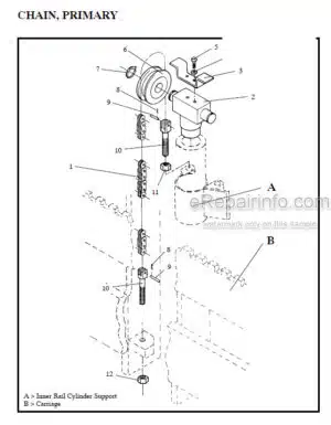 Photo 10 - Manitou 7000 Series Parts Manual 4-Stage Mast R371 SN1