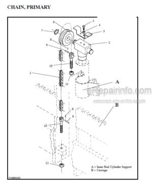 Photo 5 - Manitou 7300 Series Parts Manual 3-Stage Mast R376