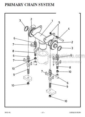Photo 9 - Manitou 7700 Series Parts Manual 3-Stage Mast R284
