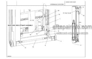 Photo 1 - Manitou 804866 Series Parts Manual 3 Stage Mast 809782