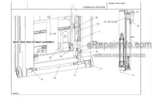 Photo 12 - Manitou 804866 Series Parts Manual 3 Stage Mast 809782