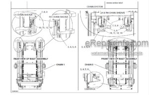 Photo 2 - Manitou 805069 Series Parts Manual 3-Stage Poultry Mast 806828