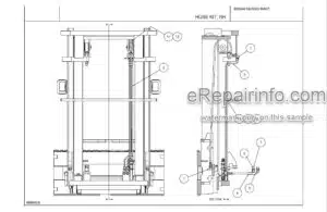 Photo 9 - Manitou 805348 MSI50H Parts Manual 2-Stage Mast 806872