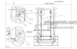 Photo 2 - Manitou 805454 Series Parts Manual 2 Stage Mast 809780