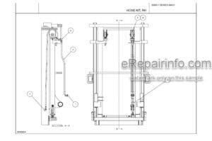 Photo 9 - Manitou 806917 Series Parts Manual 2 Stage Mast 8029781
