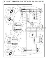 Photo 2 - Manitou 8500 Series Parts Manual Scissor Extension 2-Stage Mast R399