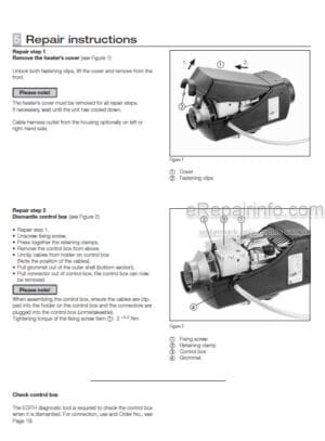 Photo 7 - Manitou Airtronic Airtronic M Repair Manual Air Heater 647406EN