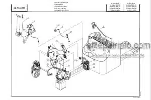 Photo 4 - Manitou ES410FR AC To ES412FR SL AC Parts Catalogue Forklift CD647383