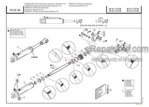 Photo 5 - Manitou M30-2 H L To M50-4 H L Parts Manual Forklift 804934 SN1