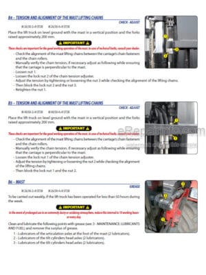 Photo 7 - Manitou M2-30H To M2-50PS Operators Service Manual Forklift